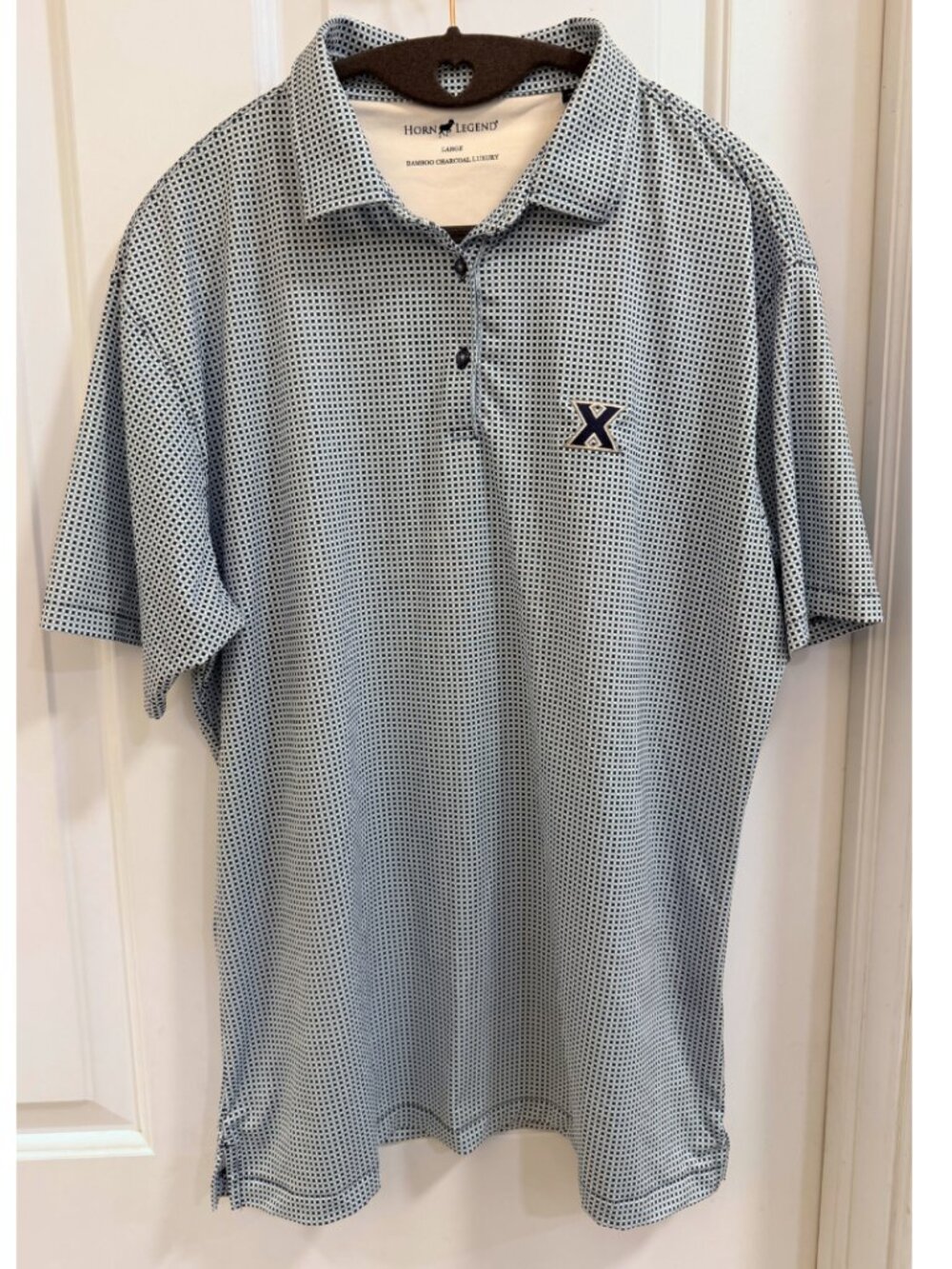 Horn Legend Xavier Musketeers Bamboo Golf Polo Large